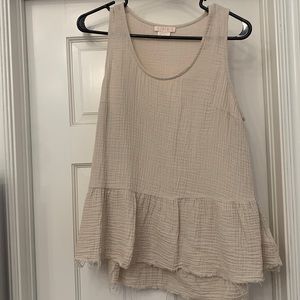 Lightly worn distressed tank top!